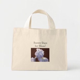 Zonnige dagen voor mama! Blauwe iris bloem tassen