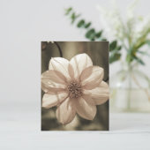 Zonnige Dahlia Briefkaart (Staand voorkant)