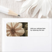 Zonnige Dahlia Etiket (Insitu)