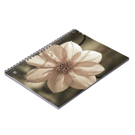 Zonnige Dahlia Notitieboek (Linkerzijde)