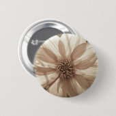 Zonnige Dahlia Ronde Button 5,7 Cm (Voorkant /achterkant)