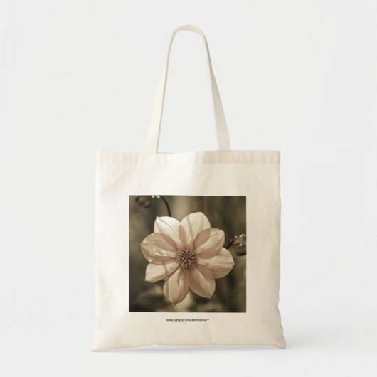 Zonnige Dahlia Tote Bag (Voorkant)