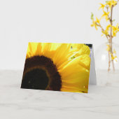 Zonnige gedachten kaart (Gele Bloem)