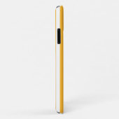 Zonnige geel-witte snoepstrepen Case-Mate iPhone case (Achterkant/rechts)