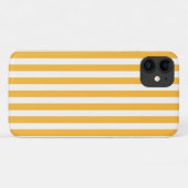 Zonnige geel-witte snoepstrepen Case-Mate iPhone case (Achterkant (horizontaal))