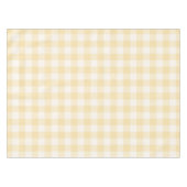 Zonnige Gele Gingham Rut Gingham Tafelkleed (Voorkant (Horizontaal))