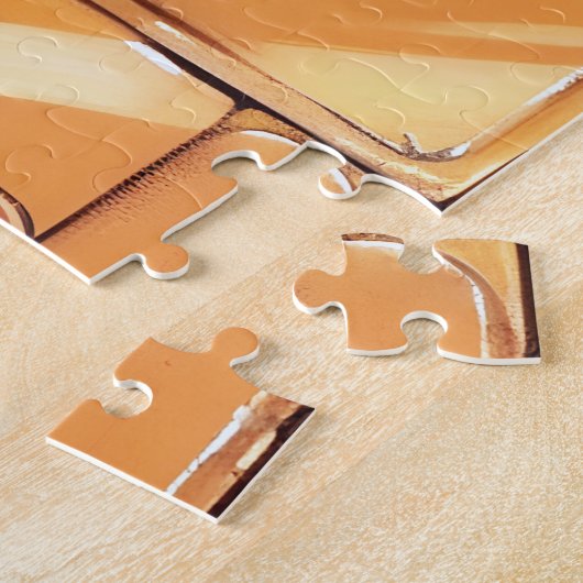 Zonnige Gele Keuken Jigsaw Puzzel (Zijkant)