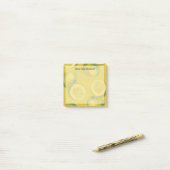 Zonnige Gele Schilderachtige Citroen Moeder Herinn Post-it® Notes (Op bureau)
