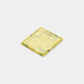 Zonnige Gele Schilderachtige Citroen Moeder Herinn Post-it® Notes (Schuin)