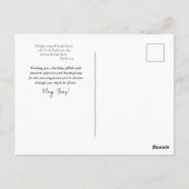 Zonnige, gelukkige bloemen Orthodoxe christelijke  Briefkaart (Achterkant)