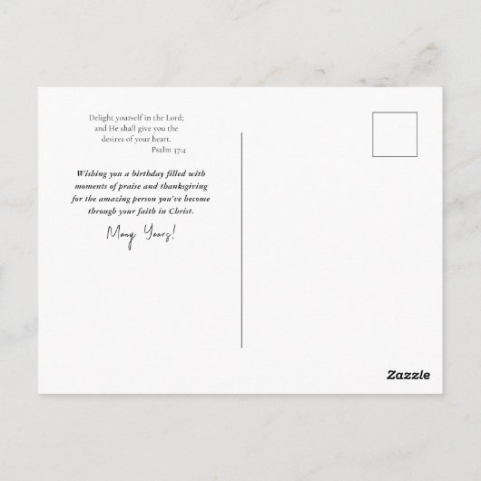 Zonnige, gelukkige bloemen Orthodoxe christelijke  Briefkaart (Achterkant)