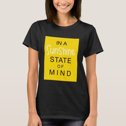 Zonnige Gemoedstoestand T-shirt (Voorkant)