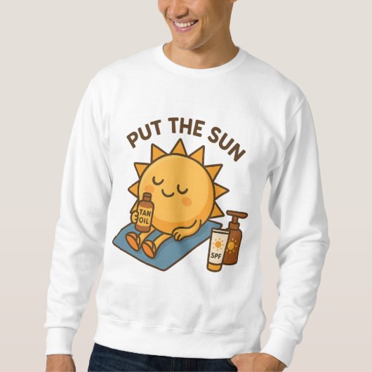 zonnige gloeitijd trui (Voorkant)