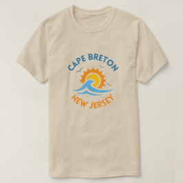 Zonnige golven Cape Breton T-shirt
