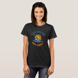 Zonnige golven Cape Breton T-shirt