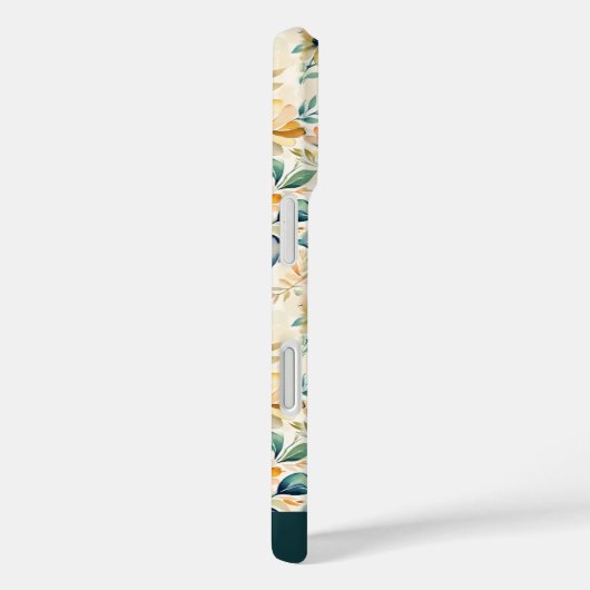 Zonnige gouden bloemen Case-Mate iPhone case (Achterkant / Rechts)