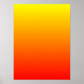 Zonnige Gradiënt Poster (Voorkant)