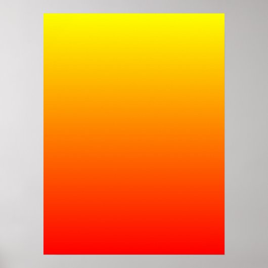 Zonnige Gradiënt Poster (Voorkant)