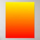 Zonnige Gradiënt Poster (Voorkant)