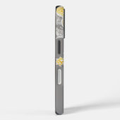 Zonnige grijze kant AI-kunst Case-Mate iPhone Case (Achterkant / Rechts)