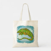 Zonnige Hagedis Tote Bag (Achterkant)