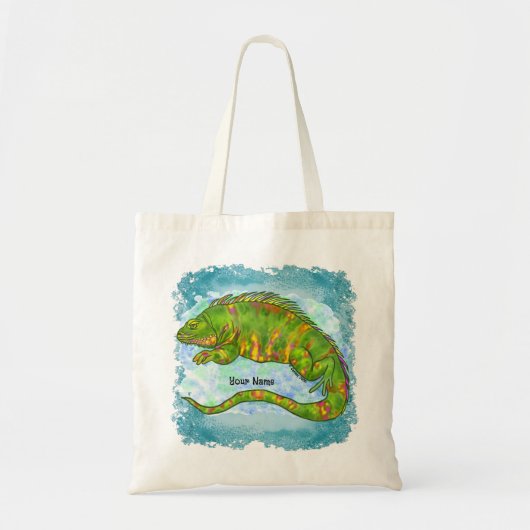 Zonnige Hagedis Tote Bag (Voorkant)