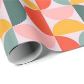 Zonnige Halve Manen Cadeaupapier (Rol Hoek)