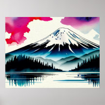 Zonnige hellingen: geschilderd panorama