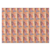 zonnige kakelsteen tafelkleed (Voorkant (Horizontaal))