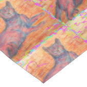 zonnige kakelsteen tafelkleed (Gekanteld)