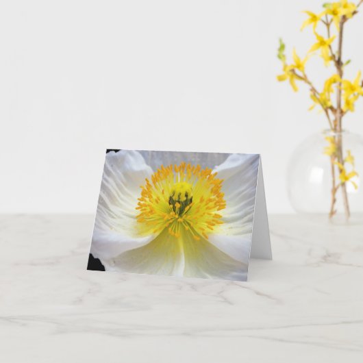 Zonnige Kant omhoog Kaart (Gele Bloem)