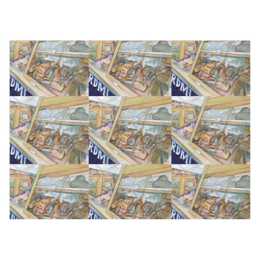 Zonnige kant van waanzin tafelkleed (Voorkant (Horizontaal))