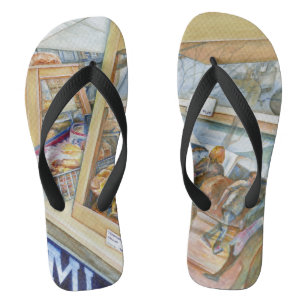 Zonnige Kant van Waanzin Teenslippers