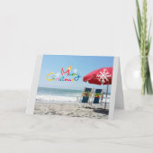 ***ZONNIGE KERSTWENSEN*** FEESTDAGEN KAART (Voorkant)