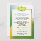 Zonnige liefde 30ste huwelijksjubileum feest foto kaart (Achterkant)