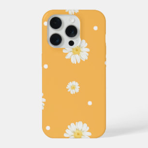 Zonnige madeliefjes bloem iPhone 15 hoesje. Pro Case