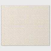 Zonnige Madeliefjes Bloemen Inpakpapier (Vlak)
