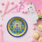 Zonnige mediterrane vibes papieren bordje (Feest)