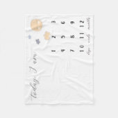 Zonnige mijlpaaldeken fleece deken (Voorkant)