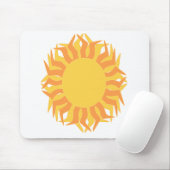 zonnige mousepad muismat (Met muis)