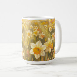 Zonnige narcissen koffiemok