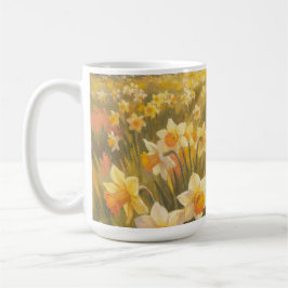 Zonnige narcissen koffiemok