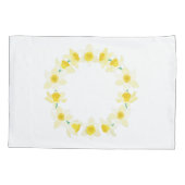 Zonnige narcissen. kussensloop (Achterkant)