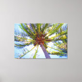 ZONNIGE PALM 32x48 Canvas Afdruk (Voorkant)