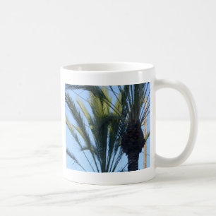 Zonnige palmbomen Californië vakantie Koffiemok