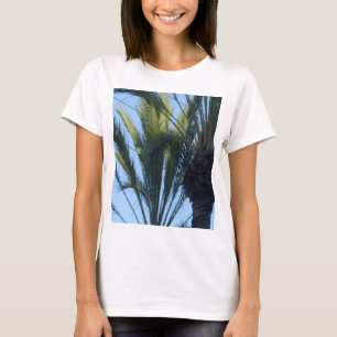 Zonnige palmbomen Californië vakantie T-shirt