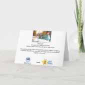 Zonnige Personaliseerbare Sneeuwman - Feestdagen Kaart (Achterkant)