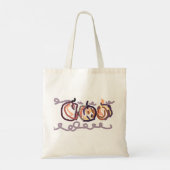 Zonnige pompoen latte tote bag (Achterkant)