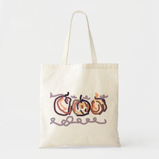 Zonnige pompoen latte tote bag (Voorkant)