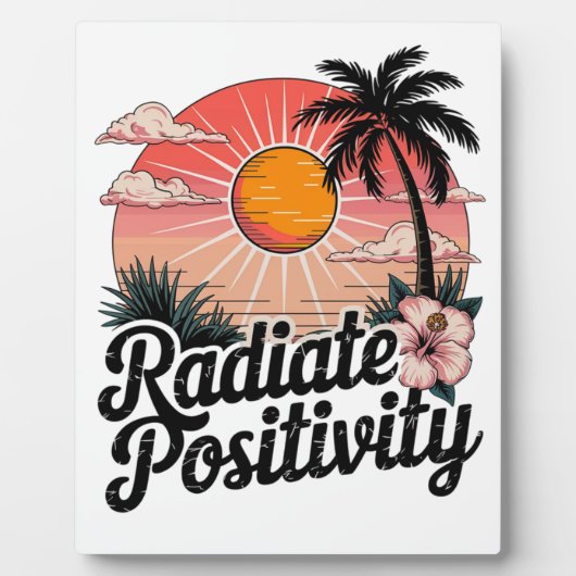 Zonnige positieve scène fotoplaat (Voorkant)